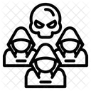 Logo Du Groupe De Hackers Icône