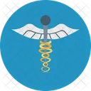 Logo Medico Segno Medico Caduceo Icon