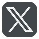 X Logo X Image De Marque Icône