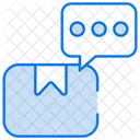 Logostischer Chat Icon