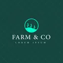 Marca Registrada Da Fazenda Insignia Da Fazenda Logotipo Da Fazenda Ícone