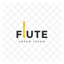 Etiqueta De Flauta Etiqueta De Flauta Logotipo De Flauta Ícone