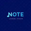 Etiqueta De Nota Etiqueta De Nota Logotipo De Nota Ícone