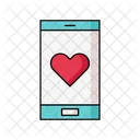 Amor Logotipo Movil Icono