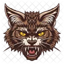 Logotipo De Gato Forma Felina Silhueta De Animal De Estimacao Ícone
