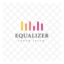 Etiqueta Do Equalizador Etiqueta Do Equalizador Logotipo Do Equalizador Ícone