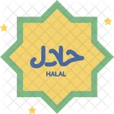 Logotipo halal  Icono