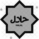 Logotipo halal  Ícone