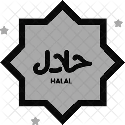 Logotipo halal  Ícone