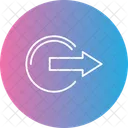 Logout Circle R Icon