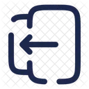 Logout Exit Out Icon