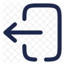 Logout Exit Out Icon