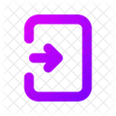 Logout Exit Sign Out Icon