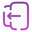 Logout Exit Out Icon