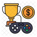 Hacer Dinero Juegos Trofeo Icono