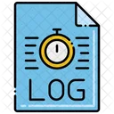 Logs Log File Log Document Icône