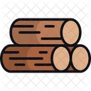 Logs Lumber Timber Icon