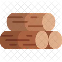 Logs Timber Trunks Icon
