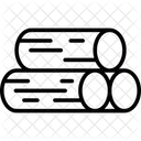 Logs Timber Trunks Icon