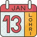 Lohri Day Calendar アイコン