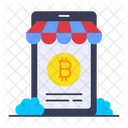 Loja de Bitcoins  Ícone