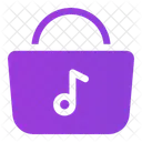 Loja De Musica Comercio Eletronico Sacola De Compras Icon