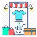 Aplicativo De Compras Aplicativo Movel Compras On Line Ícone