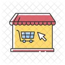 Loja Online Loja Online Compras Ícone