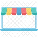 Loja Online Laptop Comercio Icon