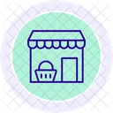 Lokal Markt Einkaufen Symbol