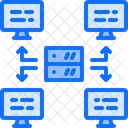 Lokaler Server Netzwerkserver Computerserver Symbol