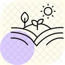Lokales Ackerland Symbol
