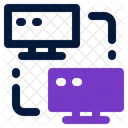 Lokales Netzwerk Intranet Verbindung Symbol
