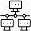 Lokales Netzwerk LAN Computernetzwerk Symbol