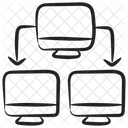 LAN Lokales Netzwerk Computernetzwerk Symbol