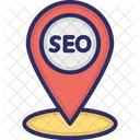 Lokales SEO Standort SEO Symbol