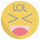 Lol Emoji Face Icon
