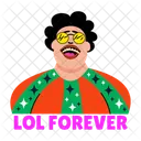 Lol Forever Funny Laughing Icon
