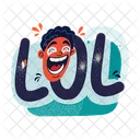 Lol Funny Laughing Icon