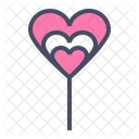 Lollipop Candy Valentines Icon