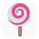 Spiral Lolly Rainbow Icon