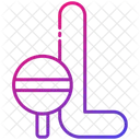 Lollipop Alphabet Shape And Symbol Icon