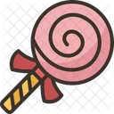 Lollipop Swirl Candy Icon