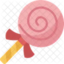Lollipop Swirl Candy Icon
