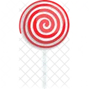 Lollipop Candy Cane Gift Icon