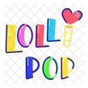 Lollipop Text Lollipop Font Lollipop Icon