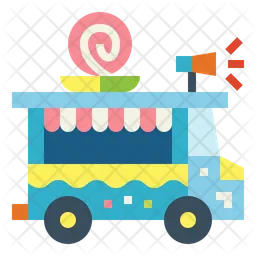 Lollipop Truck  Icon