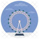 London Eye Ferris Wheel Giant Wheel Icon