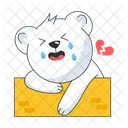 Lonely Teddy Sad Bear Sad Teddy Icône