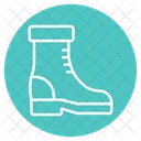 Long Boot Footwear Shoes Icon